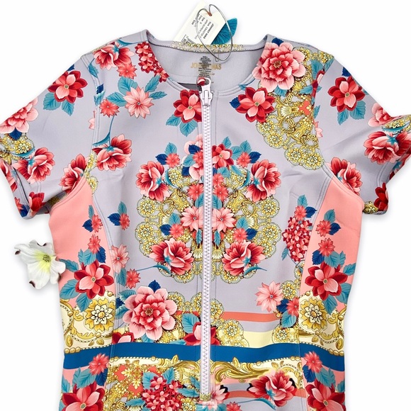 NWT Johnny Was Japer Neoprene One Piece Swim Suit - Picture 6 of 15